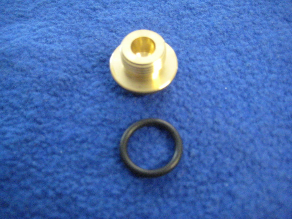 (2) MGB KTP9401 BRASS FILLER PLUG INCLUDING O RING