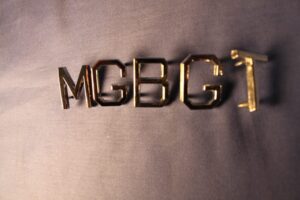 (2) MGB 18G8766 MGB GT LETTER SET