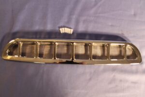 AHH6102K MGB CHROME AIR INTAKE GRILL KIT, WITH MESH & GROMMETS