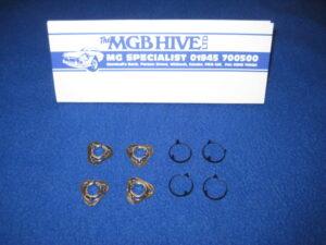 2H8445S MGB & MIDGET CARPET CLIPS SET OF 4
