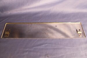 AHA5791SS  MGB CHROME BUMPER S/S NUMBER PLATE BACKING REAR