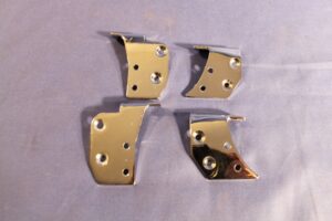 (50) MGB ROADSTER DOOR CAPPING CHROME SET AHH6422C