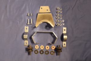 (12) MGB GEK1005 REAR EXHAUST BRACKET SUPPORT KIT 1975 ON R/B