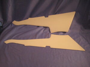 CP045P MGB GT C POST TAILGATE TRIM PANEL PAIR  GREY