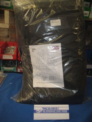 HMP613951 MGB GT RHD BLACK CARPET SET STANDARD 1968 ON 4 SYNCRO.