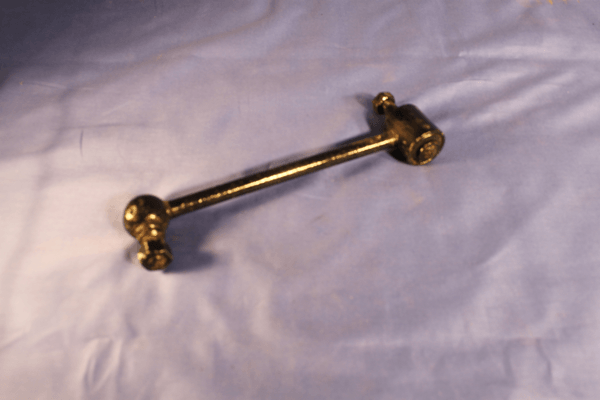 (21) MGB GT OR ROADSTER C/B 1962-1974 CHROME BUMPER REAR LINK ARM 97H2031A