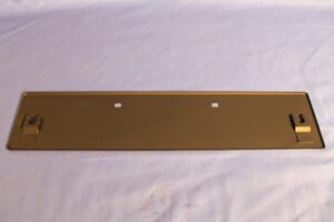 AHA5791 MGB MILD STEEL M/S NUMBER PLATE BACKING REAR CHROME BUMPER