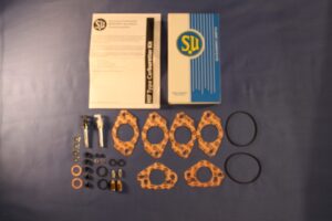 (6) WZX1850X MGB CARB SERVICE KIT HIF4 FLOAT BOWLS UNDER NEATH