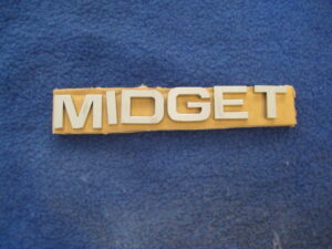 (5) MIDGET SILL LETTER BADGE 18G8761