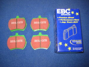 MIDGET SET OF EBC GREENSTUFF BRAKE PADS DP2127