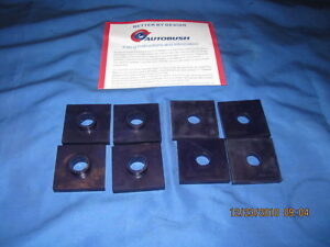 AHH6205PKIT MGB COMPLETE FRONT CROSSMEMBER PAD POLY POLYURETHANE SET