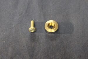 MGB & MIDGET BEZEL & SCREW FOR WINDOW WINDER HANDLE MKII CZA2367K