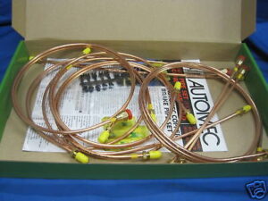 GB50  (11) MGB COPPER BRAKE PIPE KIT RIGHT HAND DRIVE