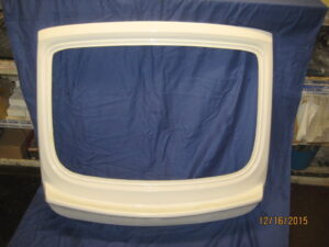 FIBREGLASS MGB GT TAILGATE WITH MOULDED SPOILER & FRAME