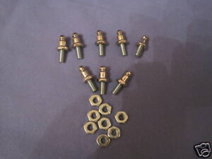 (10) MGB ROADSTER HOOD PEG AND NUT 97H717