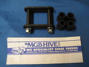 (13) AHH5108KX1 MGB 1x REAR SHACKLE ASSEMBLY & 4x BUSHES KIT
