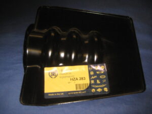 HZA283 MGB PLATE BRACE HEELBOARD CHROME BUMPER 1962-74