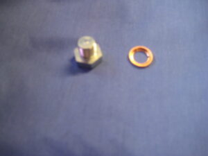 MGB ENGINE SUMP DRAIN PLUG AND CRUSH WASHER 88G257K