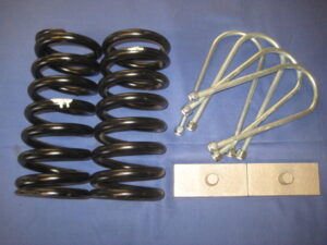 AHT21KIT MGB RUBBER BUMPER FRONT AND REAR LOWERING KIT TUBE AXLE