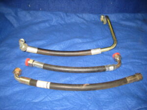 BHH1104R MGB SET OF 3 V8 RUBBER OIL COOLER HOSES RUBBER
