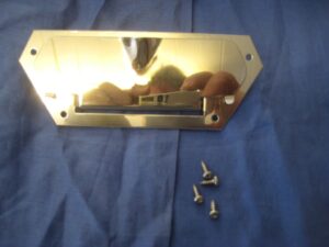 13H59SS MGB, MIDGET & SPRITE HEATER DOOR AIR VENT FLAP S/S