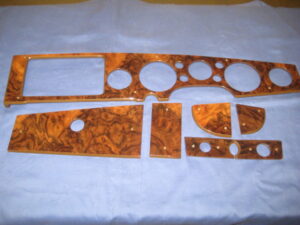 S005 MGB WALNUT DASHBOARD KIT 1977 ON