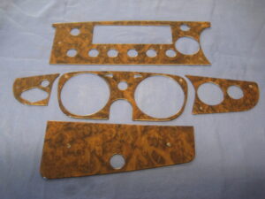 S001 MGB WALNUT DASHBOARD KIT TOGGLE SWITCH 1962-1971