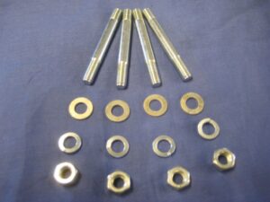 CHS2522K MGB INLET MANIFOLD STUD, NUT & WASHER SET OF 4