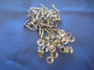 TSK102 CHROME INTERIOR TRIM SCREW & CUP WASHER KIT