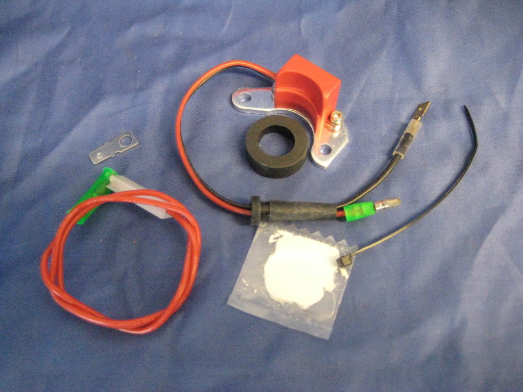 EFK01 MGB 45D ELECTRONIC IGNITION KIT INC RED ROTOR ARM