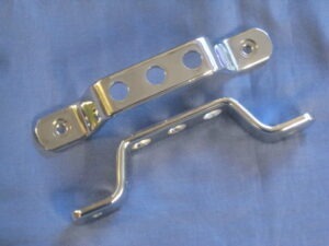 HAND2 PAIR MGB & MIDGET CHROME DOOR PULL HANDLES