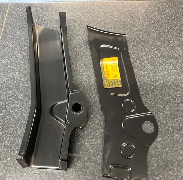 (33) MGB REAR SPRING HANGER AND CLOSING PLATE MB57/9 1975 ON R/B - Image 2