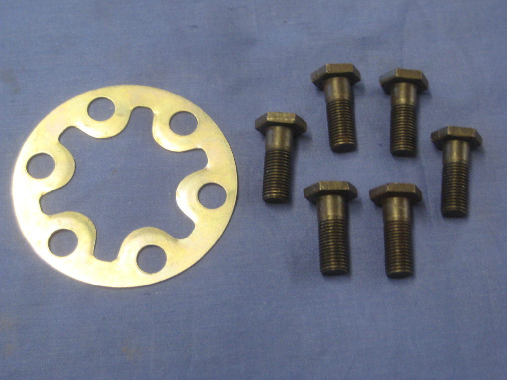 51K1809KIT MGB SET OF 6 FLYWHEEL BOLTS AND LOCK TAB KIT