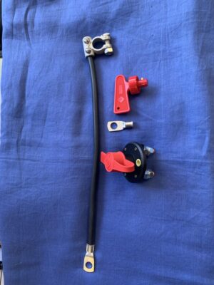 114-001  MGB BATTERY CUT OFF SWITCH & FITTING KIT