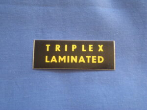 CRST125 TRIPLEX LAMINATED STICKER