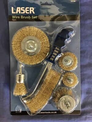 Laser 7718 6 piece wire brush set