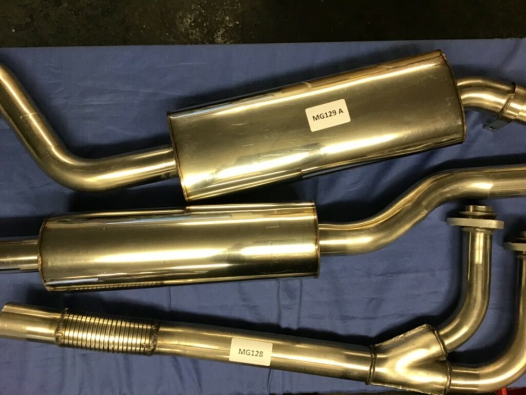 MG-012 MGC STAINLESS STEEL EXHAUST SYSTEM (TWO BOX SYSTEM)