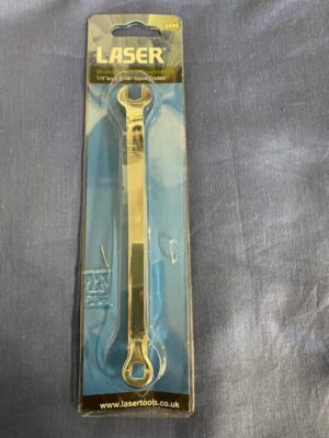 LASER TOOLS BRAKE SERVICE SPANNER 1/4'' SQ X 5/16'' OPEN ENDED 2599