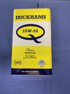 DUCK121 DUCKHAMS 20W 50 CLASSIC ENGINE OIL 5 LTR & MGB SPIN ON OIL FILTER