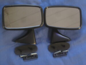 MGB & MIDGET GAM261X GAM262X GENUINE TEX BLACK DOOR MIRROR BLACK