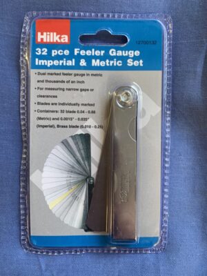 FEELER  32 PCE FEELER GAUGE IMPERIAL & METRIC SET