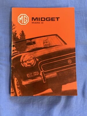 AKD7596 MIDGET MKIII DRIVERS HANDBOOK 1967-74 1275