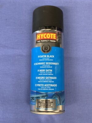 SB1  SATIN BLACK AEROSOL PAINT 400ML