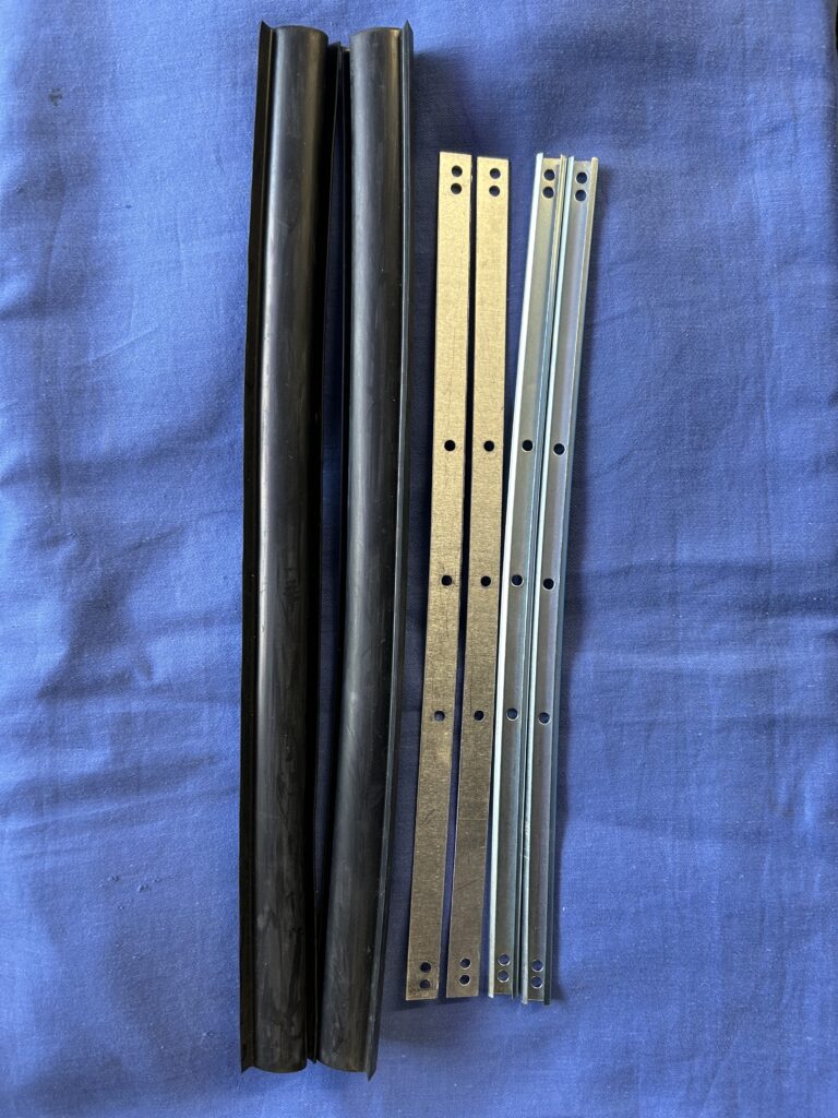 AHH6409KIT 6 PIECE ROADSTER SCREEN TO 1/4 LIGHT SEALS & RETAINERS KIT