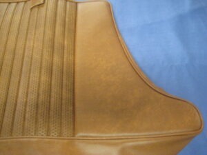 MGB GT REAR SEAT COVER KIT VINYL 1/2 PERFORATED OE SC112